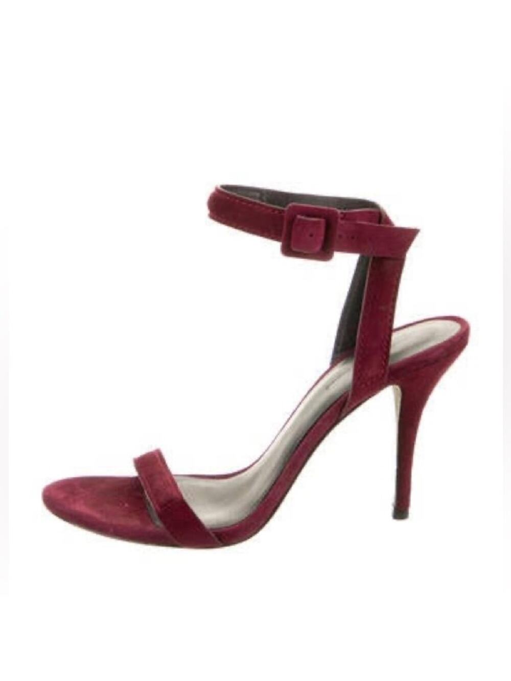 ALEXANDER WANG Antonia Textured Ankle-Wrap Sandal